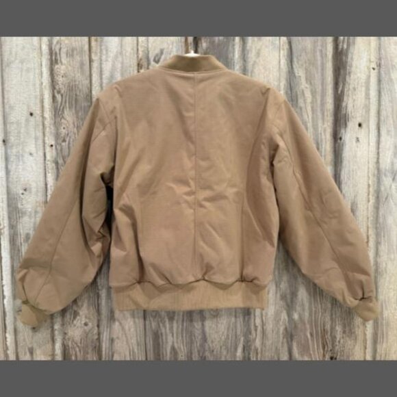 Under Armour Expanse Fleece-Lined Bomber Jacket- Camel/Coyote Size Medium - Picture 3 of 7